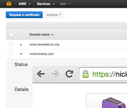 Feature Image for AWS Certificate Manager makes it cheap and easy to enable HTTPS on your website