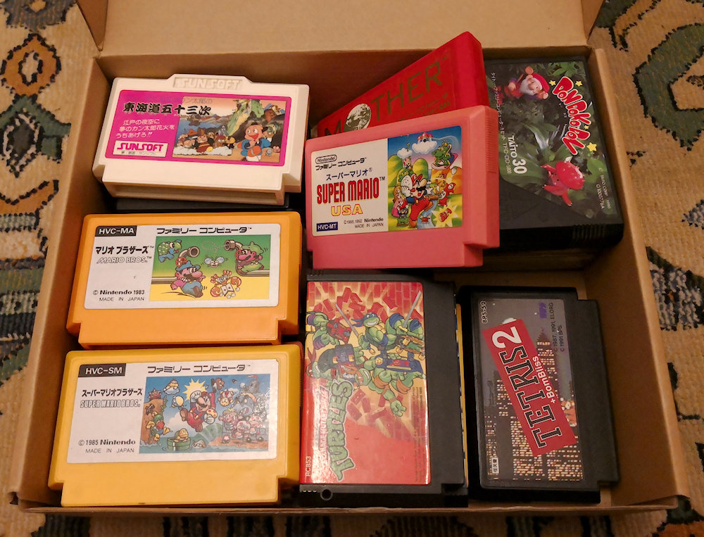 Various Famicom Games