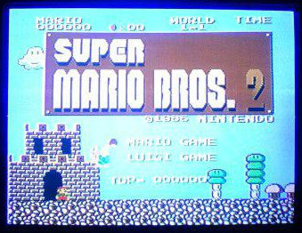 Super Mario Bros. Famicom In-game