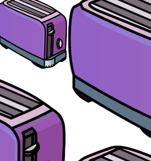 Feature Image for Why the purple toasters?